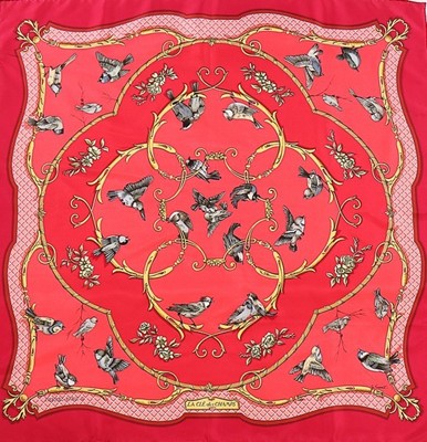 Lot 68 - An Hermès 'La Clè des Champs' silk scarf...