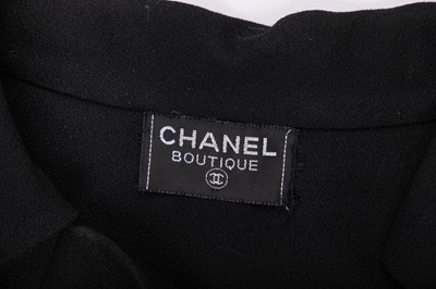 Lot 42 - A Chanel moss crêpe dress, 1990s