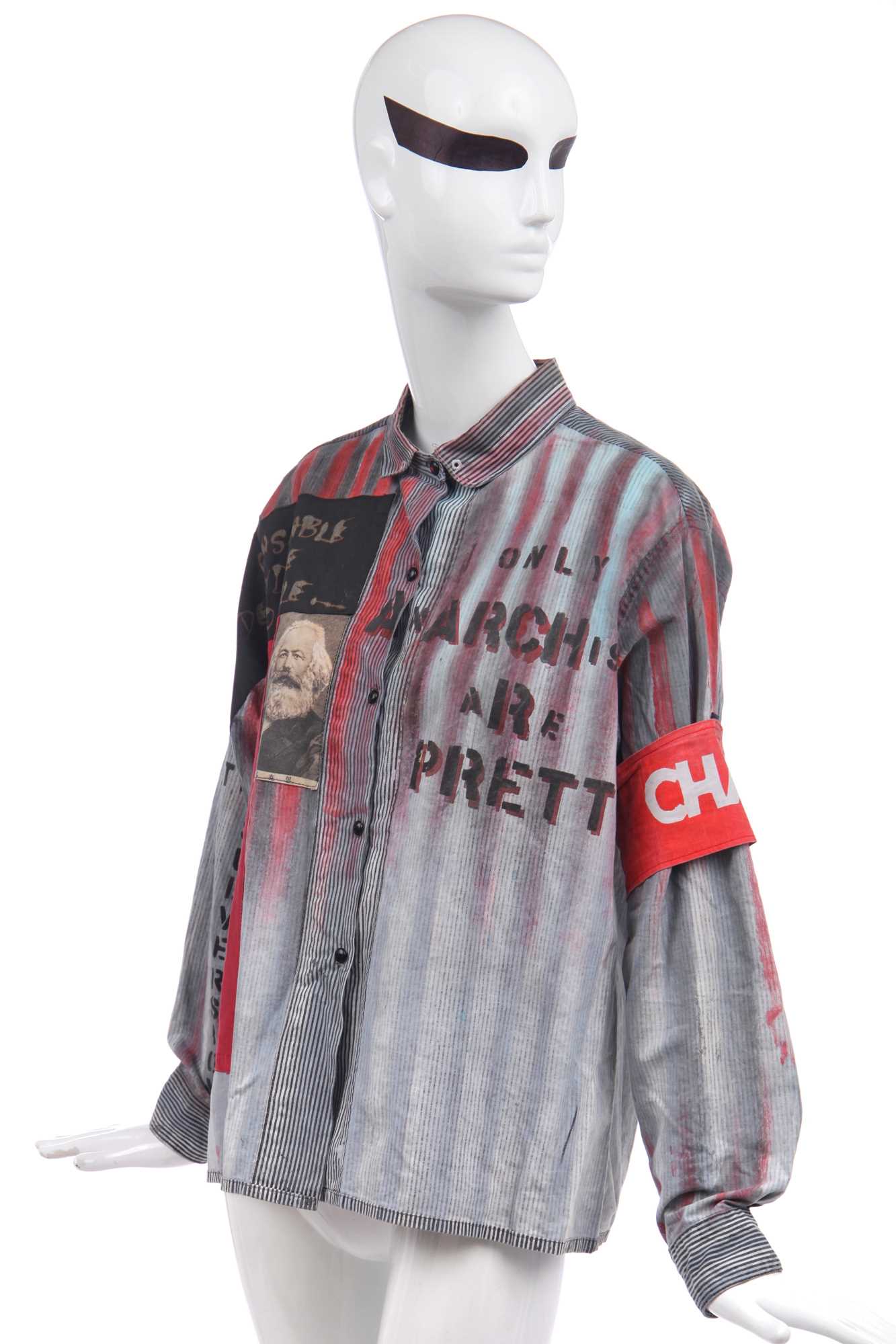 Lot 78 - Jordan's reproduction 'Anarchy'-style shirt, modern