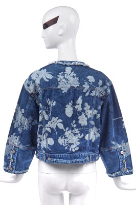 Lot 83 - Jordan's Vivienne Westwood floral printed denim jacket, modern