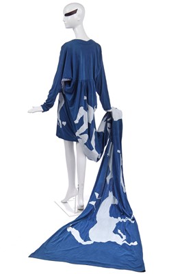 Lot 84 - Jordan's Vivienne Westwood 'Loyalty to Gaia' blue jersey toga dress, circa 2017
