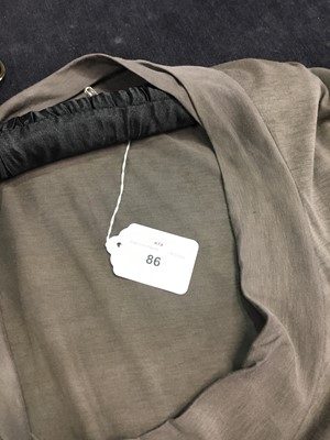 Lot 86 - Jordan's Vivienne Westwood 'Loyalty to Gaia'  tan jersey toga dress, circa 2017