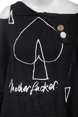 Lot 87 - Jordan's Vivienne Westwood black muslin 'Seditionaries' re-edition shirt, modern