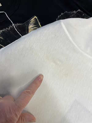 Lot 85 - Jordan's Vivienne Westwood 'Tits' printed white cotton T-shirt, modern