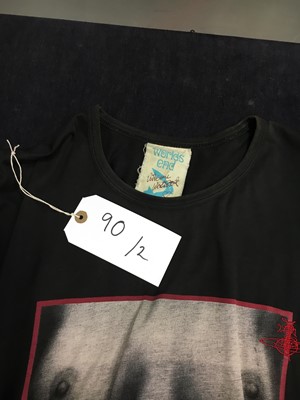 Lot 90 - Jordan's Vivienne Westwood 'Tits' printed black cotton T-shirt, modern