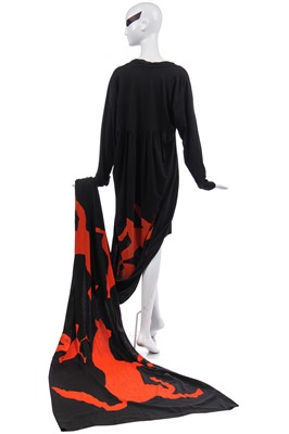 Lot 92 - Jordan's Vivienne Westwood 'Loyalty to Gaia' black cotton jersey toga dress, circa 2017
