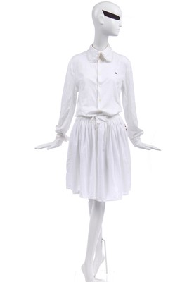 Lot 94 - Jordan's Vivienne Westwood white cotton culottes, 'Pirates' collection, Autumn-Winter 1981-82