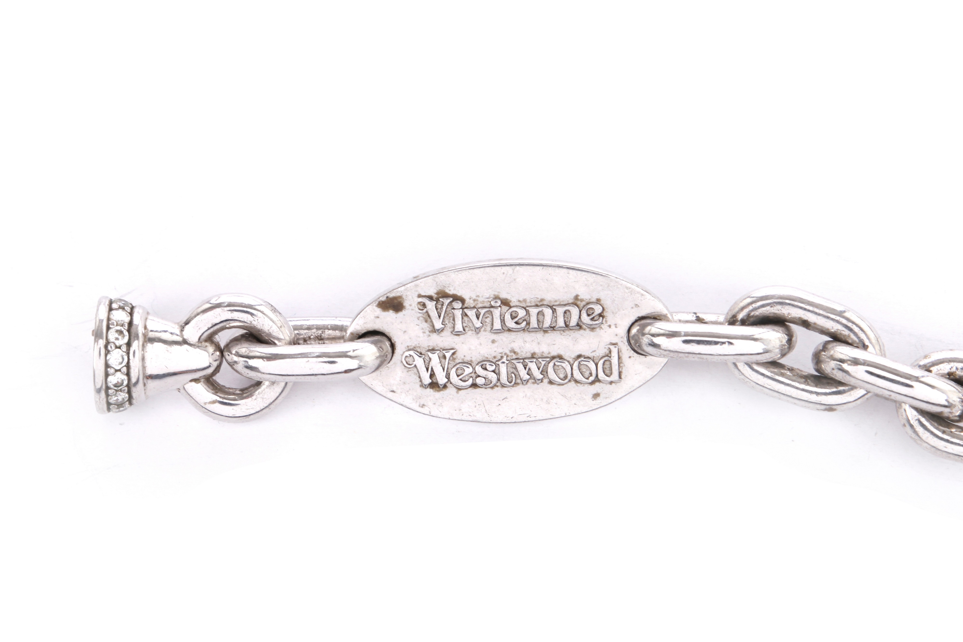 Sold at Auction: Vivienne Westwood Heart Charm Chunky Bracelet