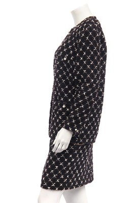 Lot 37 - A Chanel bouclé wool suit, modern