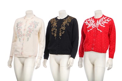 Lot 340 - Beaded knitwear, mainly from America and Hong Kong, 1950s-early 60s