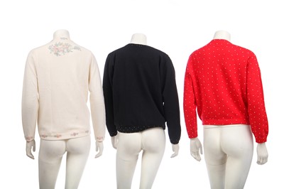 Lot 340 - Beaded knitwear, mainly from America and Hong Kong, 1950s-early 60s