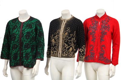 Lot 331 - Beaded knitwear, mainly from America and Hong Kong, 1950s-early 60s