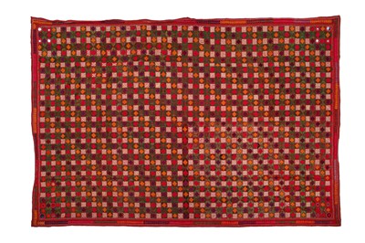 Lot 477 - A group of Phulkari shawls, head covers, Punjab, Pakistan, 20th century