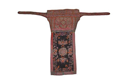 Lot 496 - An embroidered baby carrier, Miao People, Guizhou Province, China, 20th century