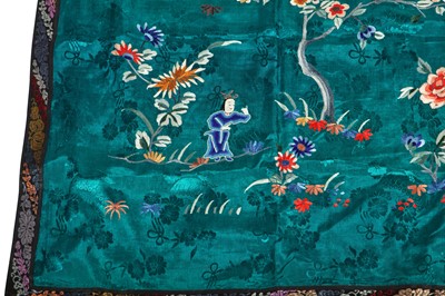 Lot 494 - A group of miscellaneous Chinese embroideries, dating from the late 19th century