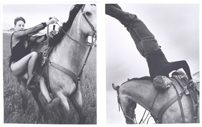 Lot 408 - Bruce Weber, three equestrian related images,  1991