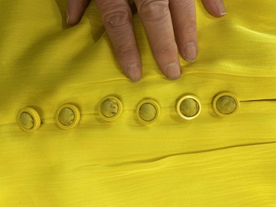 Lot 408 - Elizabeth Taylor's Tiziani by Karl Lagerfeld couture cocktail dress, circa 1967