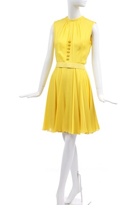 Lot 408 - Elizabeth Taylor's Tiziani by Karl Lagerfeld couture cocktail dress, circa 1967