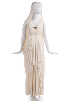 Lot 413 - Elizabeth Taylor's Giuseppe Peruzzi Hellenic-style evening ensemble, circa 1968