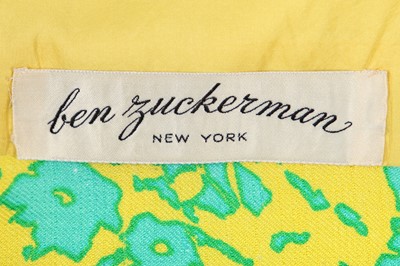 Lot 415 - Elizabeth Taylor's Ben Zuckerman summer ensemble,  circa 1968