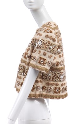 Lot 418 - Elizabeth Taylor's Marvienne of Austria bejewelled bolero jacket, 1960s
