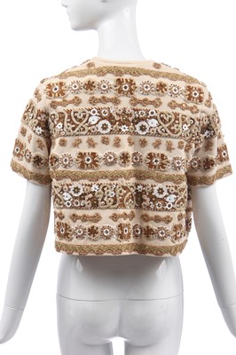 Lot 418 - Elizabeth Taylor's Marvienne of Austria bejewelled bolero jacket, 1960s