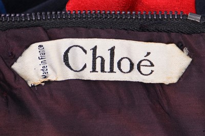 Lot 193 - A Chloé by Karl Lagerfeld printed silk dress, Spring-Summer 1979