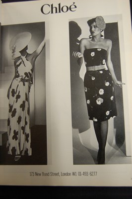 Lot 193 - A Chloé by Karl Lagerfeld printed silk dress, Spring-Summer 1979