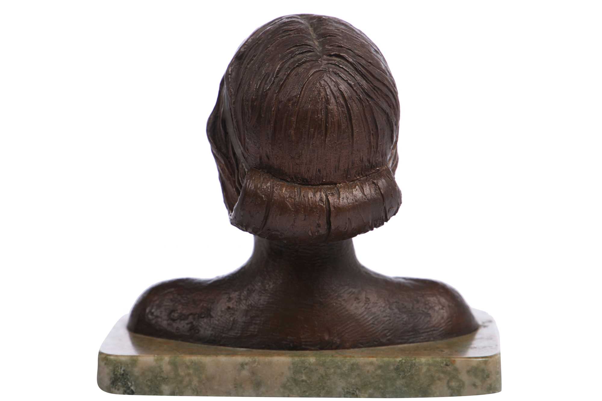Lot 315 A David Cornell bronze bust of Anna Pavlova,