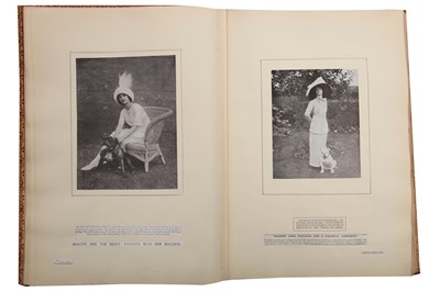 Lot 336 - An important Anna Pavlova scrapbook by William Beaumont (Montie) Morris, for the years 1882-1931