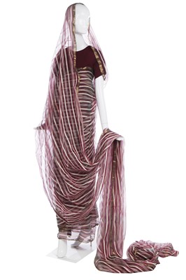 Lot 311 - Anna Pavlova's sari, Indian, 1923