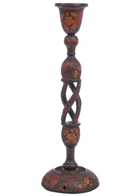 Lot 327 - Anna Pavlova's Indian candlestick, 1920s