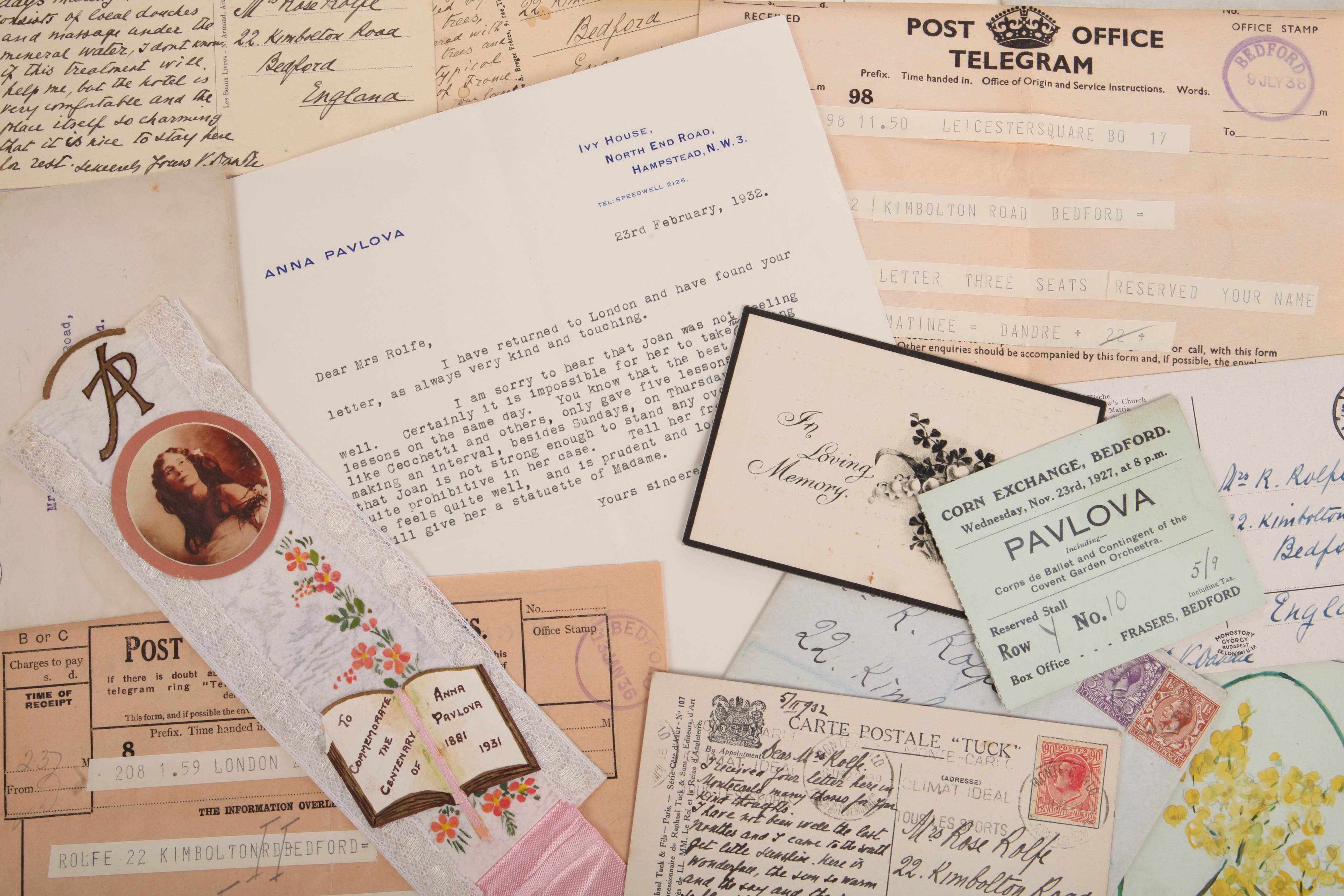 Lot 331 - Correspondence between Mr Victor Dandré