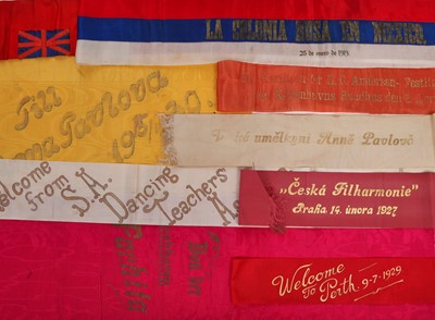 Lot 304 - A group of bouquet ribbons from around the world
