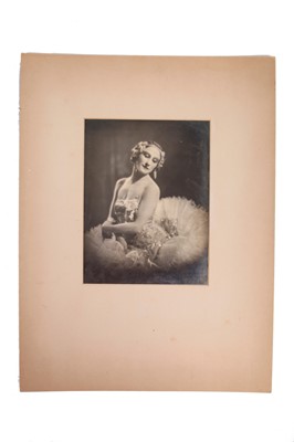 Lot 321 - Three studio photographs of Pavlova, circa 1925