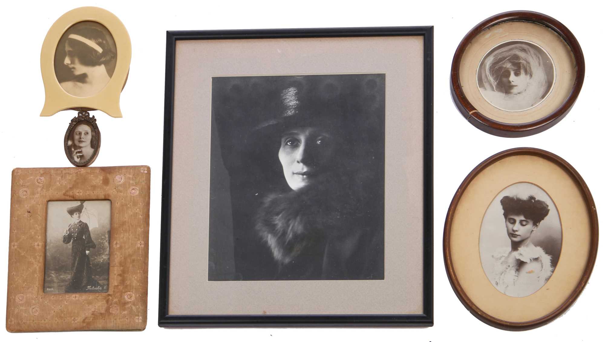 Lot 332 - A group of vintage photographs, mainly portraits or relating to Pavlova's fashion sense, various dates