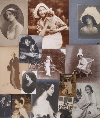 Lot 332 - A group of vintage photographs, mainly portraits or relating to Pavlova's fashion sense, various dates
