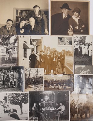 Lot 335 - A group of photographs relating to Pavlova and friends dating from the 1910s and assorted glass and film negatives
