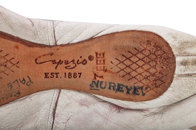 Lot 351 - Rudolf Nureyev ballet shoes, 1960s