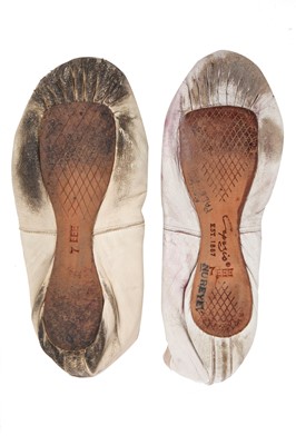 Lot 351 - Rudolf Nureyev ballet shoes, 1960s