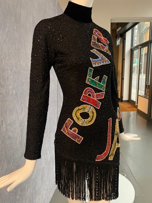 Lot 181 - A rare Gianni Versace couture beaded 'Java Forever' dress, Autumn-Winter 1989-90