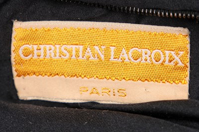 Lot 127 - A Christian Lacroix couture devoré velvet evening gown, 1990s