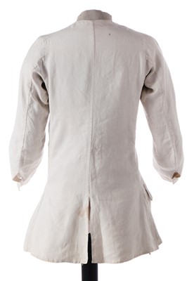 Lot 284 - A gentleman's embroidered linen sleeved waistcoat, circa 1710