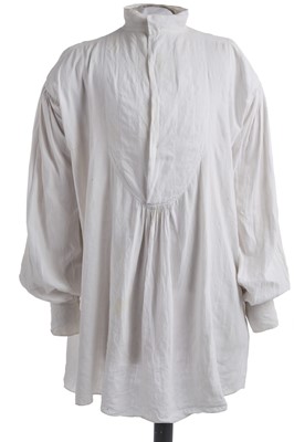 Lot 275 - Two men's linen shirts, 1860