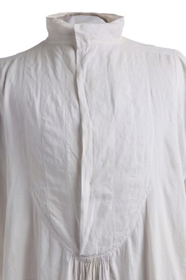 Lot 275 - Two men's linen shirts, 1860