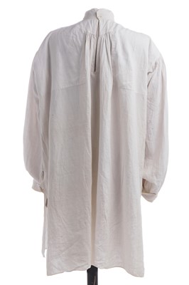 Lot 275 - Two men's linen shirts, 1860