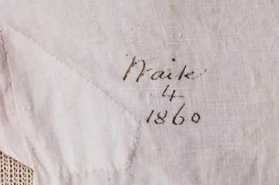 Lot 275 - Two men's linen shirts, 1860