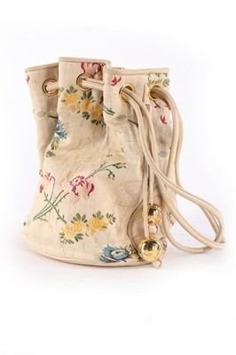 Lot 4 - A Chanel 'Spitalfields' silk and lambskin...