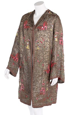 Lot 266 - A chinoiserie gold lamé jacket, attributed to Margaine Lacroix, circa 1925