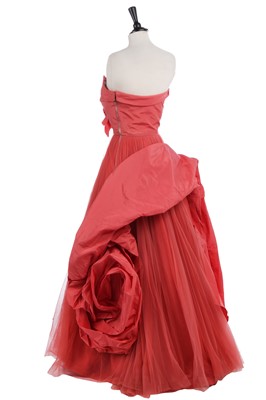 Lot 243 - A fine Lanvin by Antonio Castillo couture 'Rose' ball gown, circa 1955